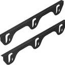 Stove Gap Covers 316 Stainless Steel,Stove Gap Filler,Heat-Resistant Oven Side Gap Filler,Between Stove and Counter Slide In Range Trim Kit for Kitchen,2 Pack (23.2 Shiny Black)