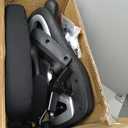 Ergonomic Office Chair, Mesh Desk Chair with Headrest, Lumbar Support, Thick Seat Cushion, Flip-up Arms, High Back Computer Task Chairs for Home Office, Black/Silver