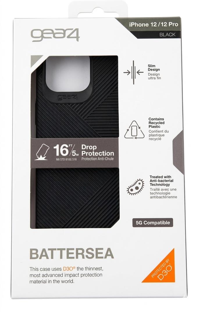 Gear4 Battersea Case for Apple iPhone 12 / 12 Pro - Black