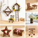 IMIKEYA 40pcs Natural Birch Twigs Craft Branches Twigs Decorative Birch Branches DIY Vase Kit Stems for Vase Wedding Centerpieces(7.87in/11.79in, 20 pcs Each)