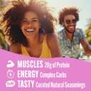 Lenny & Larry's FITZELS Protein Pretzels (Everything Bagel) 8 Individual Bags 3 oz Each High Protein Snacks with 20g of Plant Based Protein Healthy Vegan Pretzels Delicious Salty Taste (EXP 08/21/26)