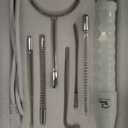 Pure Daily Care NuDerma Clinical Portable Skin Therapy Wand, Machine with 6 Fusion Neon + Argon Wands  Anti Aging - Clarifying - Skin Tightening & Radiance - Wrinkle Reducing (7 Piece Set)