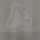 Duawenki A Family of Three Whales Shape Car Freshie Silicone Mold for Making Soap Aroma Beads Car Freshie Candle Pendant Resin