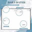 Daily Planner 2026 - Daily Planner One Page Per Day, Jan 2026 - Dec 2026, Page A Day Calendar, 5.8" x 8.4", A5 Day Planner, Agenda for 365 Days, Grey