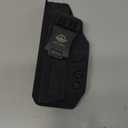 POLE.CRAFT M&P 2.0 Holster IWB Kydex Holster Fit: Smith & Wesson M&P 9mm M2.0 4"/4.25" Pistol with Thumb Safety - Inside Waistband Concealed - Cover Mag-Button - Widened Entrance - No Wear, No Jitter (Black, Left Hand Draw (IWB))