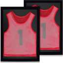 2 Pcs Jersey Display Case 30 x 20 Inch Shadow Box Large Jersey Frame for Wall Display Shirt Frame for Basketball Baseball Soccer Hockey Football Sports Uniform