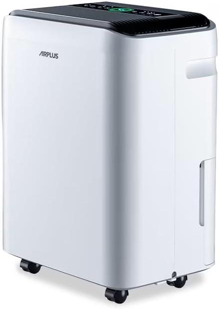 AIRPLUS 70 Pints Dehumidifiers for Home, 4500 Sq. Ft Dehumidifier for Basement with Drain Hose, Continuous Drainage, Intelligent Humidistat, Dehumidifier for bathroom, bedroom, Large Room
