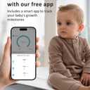 GROWNSY Smart Baby/Pet Scale,Digital Baby Weight Scale with App for Tracking Growth of Infant, Toddler,Puppy,and CatSupports Up to 330 lbs, with Hold Function, 27-inch Height Measurement,5 Units