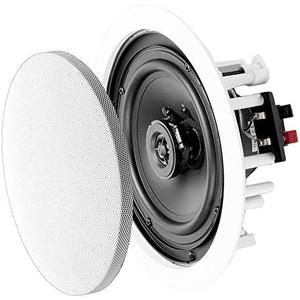 OSD 6.5" in Ceiling Stereo Speaker Pair 125W 2-Way, Pivoting Tweeter, Paintable Grille ICE610