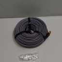 Snowkids Cat 8 Ethernet Cable 80 FT, Braided Heavy Duty High Speed Internet/LAN/Network Cable, 40Gbps 2000Mhz, Indoor and Outdoor Flat Patch Cord RJ45 Connector for Gaming, PC, Modem, Router