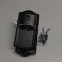 Veise VE027 Built-in Wi-Fi Smart Lock, Fingerprint Keyless Entry Front Door Lock, App Remote & Voice Control, No Hub Needed, Touchscreen Keypad Deadbolt, IP65 Waterproof, BHMA Grade 3, Matte Black