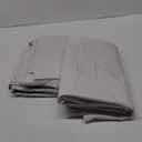 UHITECH Extra Long Blackout Curtains for Farmhouse Living Room Black Out Curtain Bedroom 108 Inch Long Outdoor Back Tab Privacy Drapes for Nursery Dark Linen (50"W x 108"L (Pack of 2))