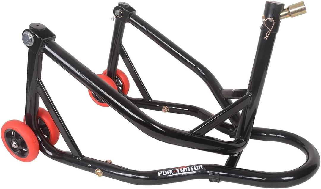 Motorcycle Head Lift Stand, Front Triple Tree Stand 660LBS Load Capacity Front Wheel Lift Stand