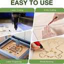 ROBOTIME 4-Pack 6mm Birch Plywood for Laser Cutting -12 x 12 x 1/4 Inch - Laser Engraving Blanks