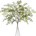 Artificial Green Plant Nantian Bamboo The Perfect 43.3 inches High Home Decoration for a Touch of Nature3Pcs Green