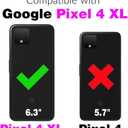 Asuwish Phone Case for Google Pixel 4 XL Zipper Wallet Detachable Cell Cover with Tempered Glass Screen Protector Crossbody Strap Flower Card Holder Slot Pixle 4XL Pixel4XL 4LX LX Women Girls Purple