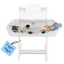 Catchy - The Food and Mess Catcher for the Stokke Tripp Trapp - Catchy Food Catching Accessory for Highchairs - Baby & Toddler Food Mat - High Chair Food Catcher - High Chair Accessories | High Chair Food Catcher - High Chair Sold Separately - Baby & Toddler Food & Mess Catcher - Under High Chair Accessory
