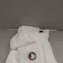 LAMIT White Linen Curtains 84 inches Long 2 Panels, Grommet Semi Sheer Light Filtering Neutral Panels Faux Linen Textured Privacy Living Room Drapes for Bedroom/Farmhouse, 52 x 84 Inch