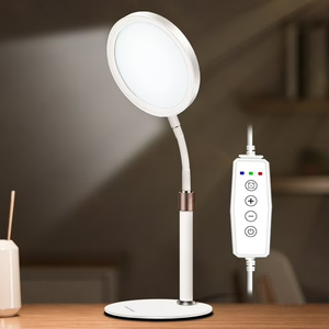 Shyineyou UV-Free 10000 Lux Light Therapy Lamp with 3 Colors & 9 Brightness for Home