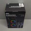 PWBSLAI Bluetooth Speaker with 2 Rechargeable Wireless Microphone - Portable Party Speaker with Colorful Lights - Floorstanding Speakers Support TWS/AUX/USB/TF Card Ideal for Party,Home,Camping