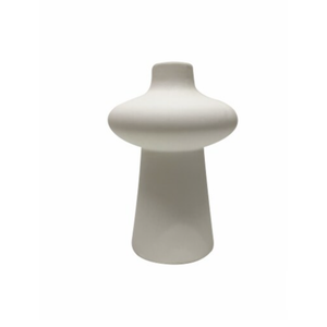 HD Designs 7.8 Inch Ceramic Vase White