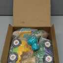 2 Pack Dinosaur Toys for Toddlers 2 3 4 5 6 Years Old - Remote Control Cars RC Cars with Music, Lights and Sound Effect, Birthday Toys for Boys Kids(Yellow Green)