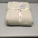 Full/Queen Size 100% Cotton Blanket | Super Soft Breathable Lightweight Throw Blanket | All-Season Knit Blanket | Versatile Hotel Luxury | Easy Care Full Size Cotton Blanket | Oeko-Tex Blanket | Mink