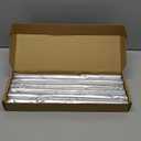 6 Pack Pipe Insulation Foam Tube for 3/5'' Pipes, Pre-Slit Duct Wrap with Aluminum Foil for Outdoor Winter Cold Hot Water Pipe Winterizing Heat Preservation Reduce Heat Loss ( 0.6" ID)