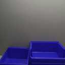 Plastic Containers for Organizing and Storage Bins for Closet, Kitchen, Office, Garage or Pantry Organization, Stackable Bins, Extra Large (14.8" x 16.5" x 7"), 4-Pack, Blue