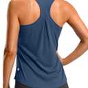 G Gradual Women's Workout Tank Tops Racerback Athletic Yoga Tops Loose Fit Sleeveless Running Gym Sports Shirts for Women (Navy, )