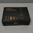 5 in 1 Hair Dryer Brush Set, Blow Dryer Brush with Air Style Wrap Hair Styler, Negative Ionic Magic Style Set, Detachable Air Curler for Volumizer, Straightener, Drying (Gold)