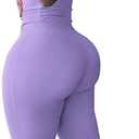 Elainone 2 Piece Workout Sets for Women Tank Top Flared Legging (Purple, S)