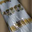 WDF Partyware 350Piece Gold Dinnerware Set for 50 Guests - Gold Plastic Plates with Disposable Cutlery - 50Dinner Plates-50Dessert Plates-50Pre Rolled Napkins with Silverware for Wedding/Mother's Day (White and Gold)