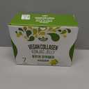 Vegan Collagen Konjac Jelly (Green Grape Flavor) 120g x 10 Packs  Low-Calorie Fruit Gel Snack, Gluten-Free, Plant-Based, 7 kcal per Pouch