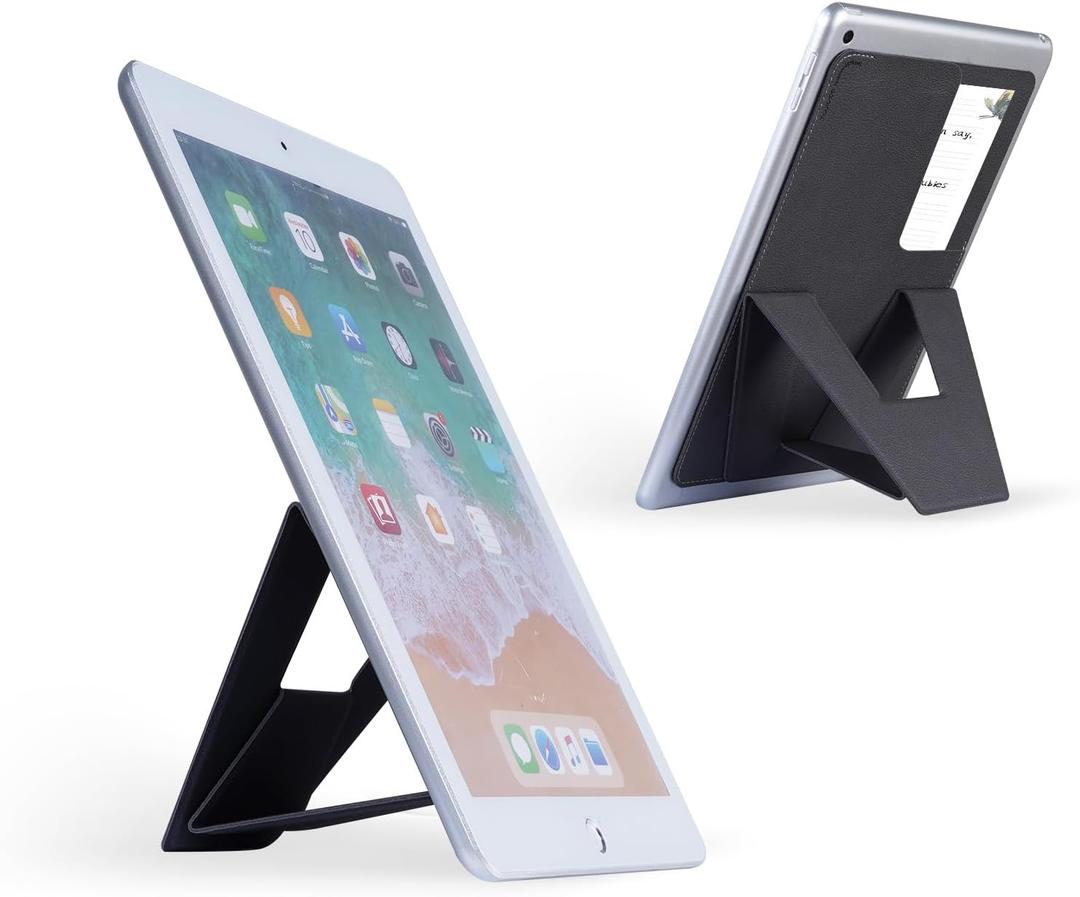 Snap Tablet Stand Holderfor iPad/Tablet, 1/4 A4 Paper Ultra-Slim Design Holder, Home Office Desk Accessories, Essential for iPad Stand During Travel and in Dormitories
