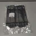 4 Pack Mesh Cosmetic Bags, Nylon Mesh Makeup Bags Set, Multipurpose Makeup Pouches, Travel Essentials Beauty Bag Set(Black) (Cube+Flat)