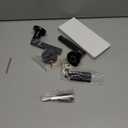 Magnetic Automatic Door Lock Silent Locking Anti-Collision Design Zinc Alloy Handle Aluminum Alloy Body Suitable for Doors with a Thickness of 1 3/8" to 2" Special Lock for Wooden Doors (Black)