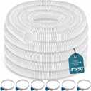 Heavy Duty PVC Dust Collection Hose 4" x 50', 4 Inch Dust Collection Hose