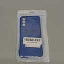 VNWIOEA case for Galaxy S21FE 5G Samsung S21FE 5G Liquid Silicone TPU Phone case, Stylish, Soft, Scratch Resistant, Ultra-Thin Shock-Absorbing Protective case,for Samsung Galaxy S21FE 5G(Navy Blue)