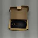 VssoPlor Wireless Mouse, 2.4G Slim Portable Computer Laptop Mouse with Nano Receiver Quiet Silent Optical Mice for Notebook, PC, Laptop, Computer-Black and Gold