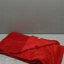 JIAHANNHA Red Throw Blanket Decorations Thin Fleece Blanket 50"x60",Super Soft Cozy Plush Throw Blanket for Couch Sofa Bed,Warm and Lightweight Bed Blankets for Adults