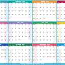 Yearly Wall Calendar 2026 - Large Yearly Calendar 2026, Jan 2026 - Dec 2026, 25.2" x 38.2" (Open), 2026 Calendar, Large Wall Calendar 2026, Full Year Paper with Notes, Thicker Paper - Multi