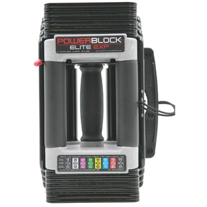 PowerBlock Elite EXP Adjustable Dumbbells, Sold in Pairs, Stage 1, 5-50 lb. Dumbbells, Durable Steel Build, Innovative Workout Equipment, All-in-One Dumbbells, Expandable with Expansion Kits (Pack of One)