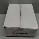 40 Pack Plastic Ribbed Wine Glasses, 14Oz Origami Disposable Wine Glasses Unbreakable Clear Plastic Cocktail Glasses Recyclable Shatterproof Reusable Wine Cups (14oz-Gold Rim 40pack)