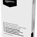 Amazon Basics Multipurpose Copy Printer Paper, 8.5 x 11 Inches, 20 lb, 1 Ream, (500 Sheets), 92 Bright, White
