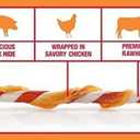 Good n Fun Triple Flavor Twists for All Dogs, 70 Count, Treat Your Dog to Long-Lasting Chews Made with Beef Hide, Pork Hide and Chicken (EXP 09/04/25)