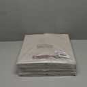 PRANDOM Leather Foldable Cube Storage Bins 13x13 inch [4-Pack] Fabric Storage Baskets Cubes Drawer with Cotton Handles Organizer for Shelves Nursery Closet Bedroom Clothes Cream