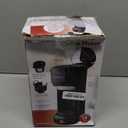 Mixpresso 2-in-1 Coffee Maker  Single Serve & Ground Coffee Brewer, Compact Personal Coffee Machine for Pods & Loose Grounds, Quick Brew 14 oz Portable Small Coffee Maker, Black