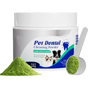 Effves Dog Dental Powder – Advanced Formula for Tartar Control & Breath Freshening – Complete Oral Care for Small to Large Dogs