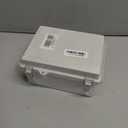 Outdoor Waterproof Electrical Box Junction Box Weatherproof IP67 ABS Plastic Enclosure Switch Router Project Box Electronics DIY Enclosure With Mounting Plate Wall Bracket Grey 8.6"x6.6"x4.3"